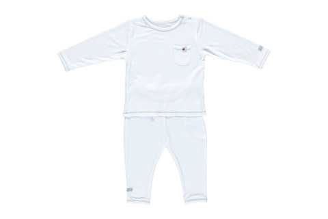 Pyjama Tencel (12-18m) - White
