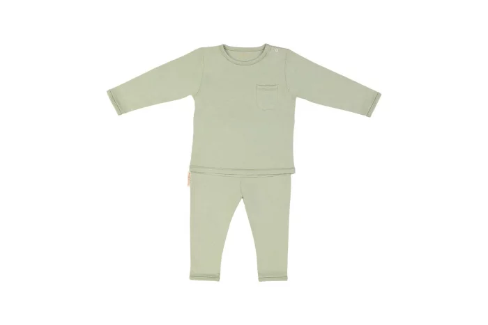 Pyjama Cotton (6-12m) - Olive