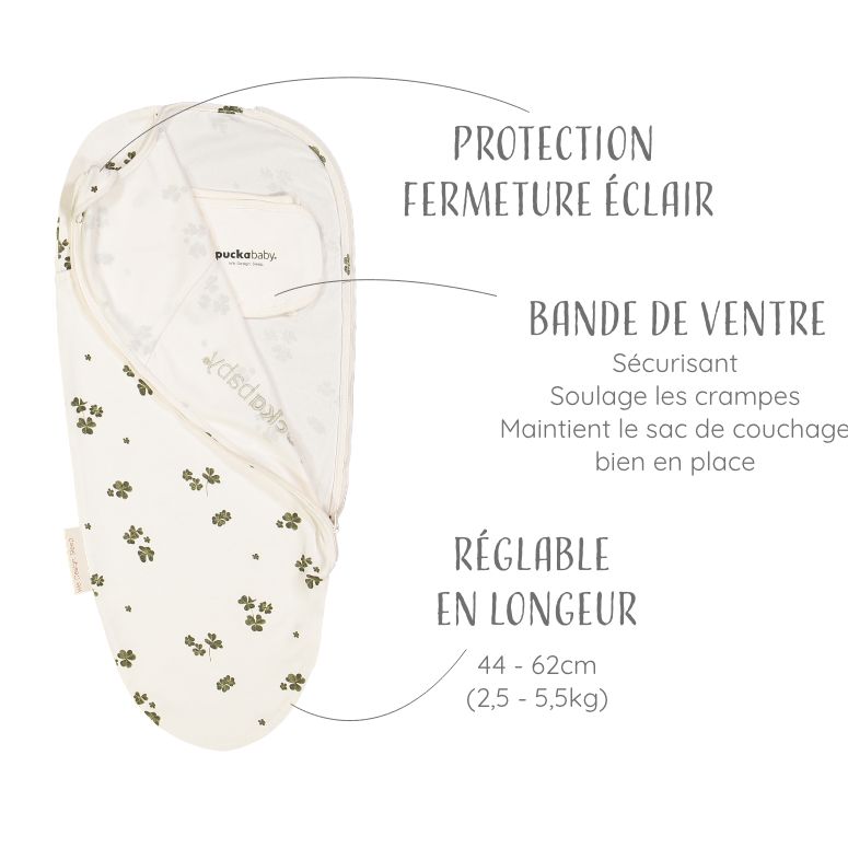 protection fermeture éclair - bande de ventre: Sécurisant,Soulage les crames,Maintient le sac de couchage bien en place - réglable en longueur